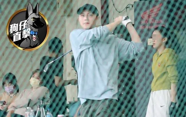 王子打小白球發洩，揮別情傷。特勤中心攝