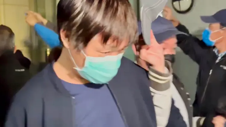 郭再欽昨日交保。讀者提供