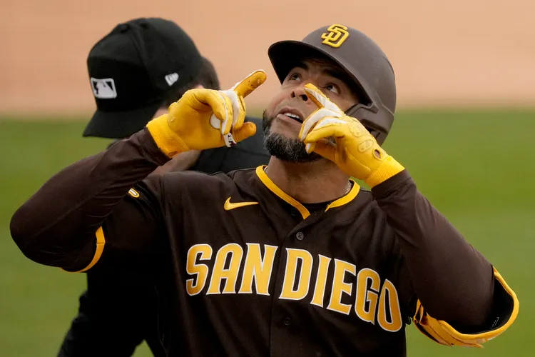 克魯茲大聯盟新球季將效力聖地牙哥教士隊。美聯社