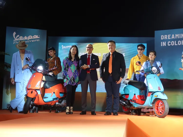 Vespa總代理也邀請了四位明星共同出席演藝時尚品味，包括兩位Vespa影音大使黃宣、李函，以及影歌雙棲的宋柏緯、模特兒唐葳。林浩昇攝