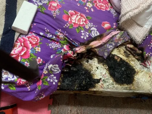女師網購電熱毯竟起火「燒身」 一查竟是中國製!在台不合格仍照賣