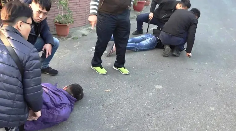 嘉市警方循線逮捕賓士車3嫌。讀者提供