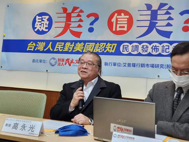 高永光說，民調結果顯示賴清德距離主流民意太遠，2024不用選了。施智齡攝