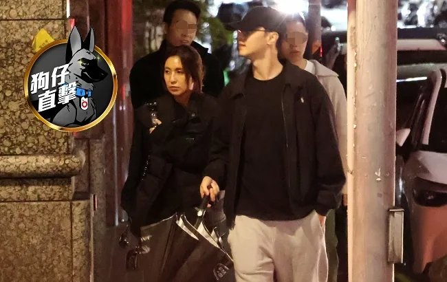 施柏宇（右）跟緋聞女友LinLin約會被拍到。特勤中心攝