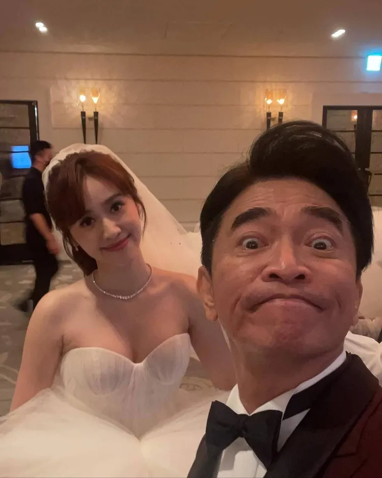 憲哥與女兒。翻攝吳宗憲臉書