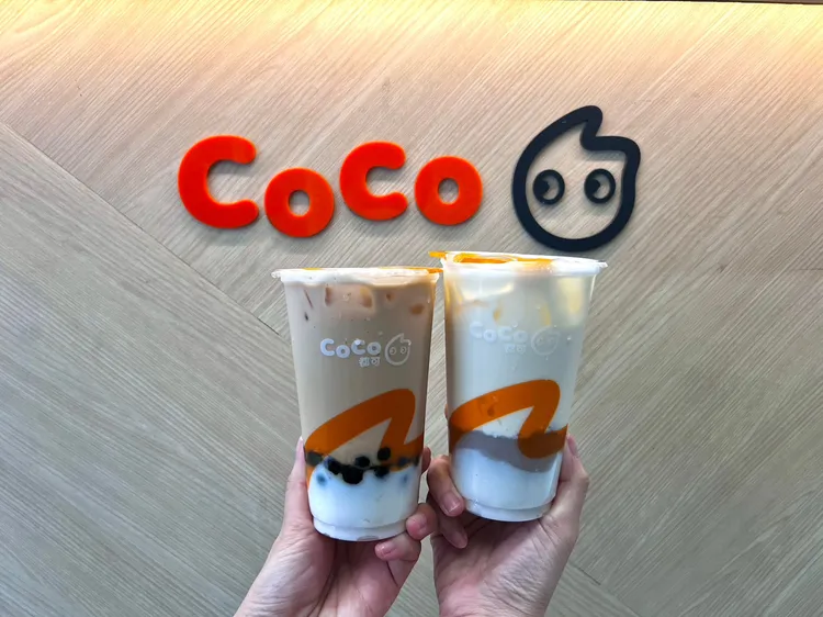 「米麻糬」系列2款飲品「珠絲奶茶」、「芋頭甜粿」。業者提供