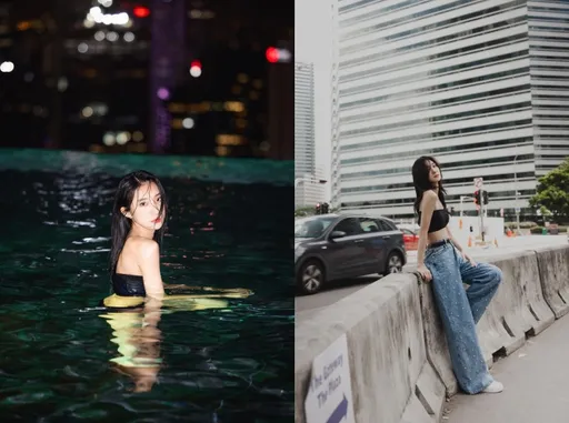 正妹女歌手新加坡泳裝美到不像話 電眼勾男粉大廳苦等6小時