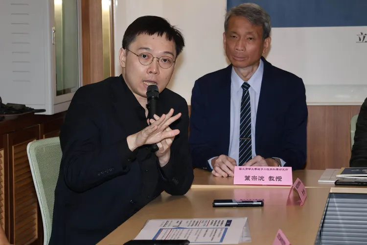 核能流言終結者創辦人黃士修說，台灣需要核能跟上國際腳步。 彭欣偉攝