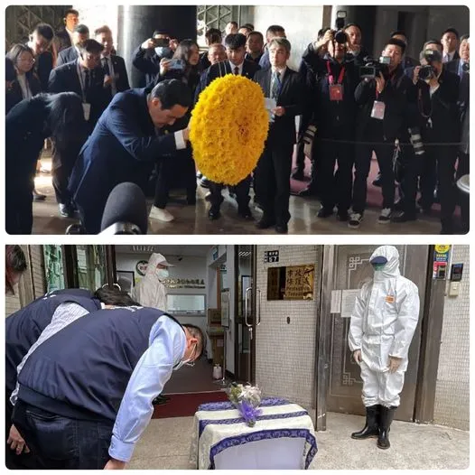 民進黨立委林俊憲點出馬英九訪中跟狒狒搏版面，「同樣是鞠躬，為何台灣人更在意狒狒？」翻攝林俊憲臉書