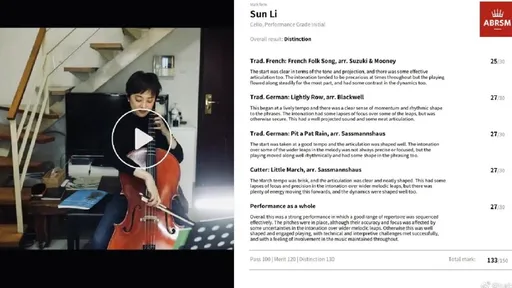 恭喜娘娘賀喜娘娘! 孫儷的大提琴考試成績曝光