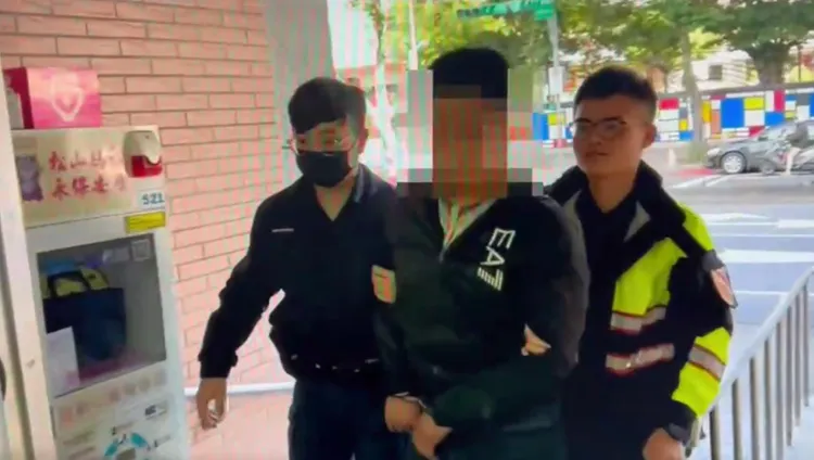 警方將林男依竊盜罪送辦。翻攝畫面