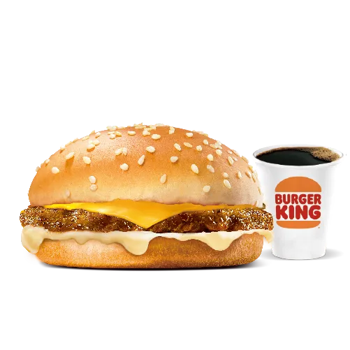 漢堡王4/2起早餐開賣全新莫札瑞拉起司豬堡套餐。業者提供