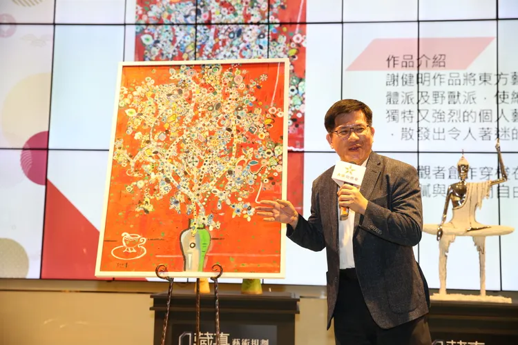 總統府秘書長林佳龍應邀出席。民眾提供