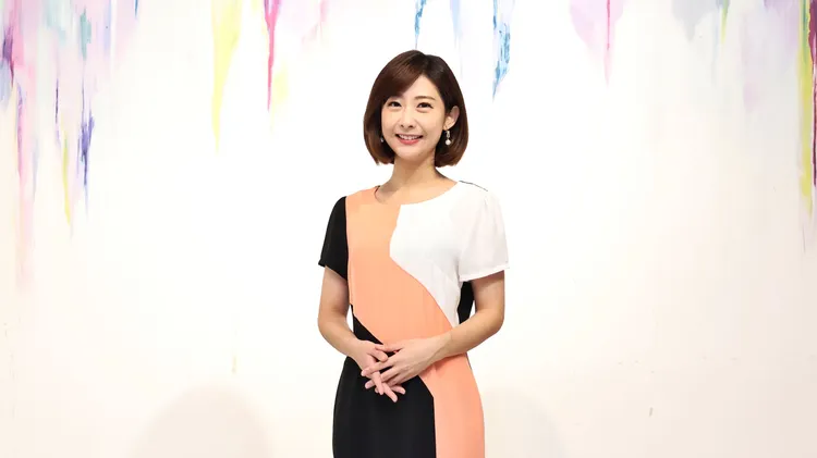 莊惠琪如今在華視播報平日晚間8點新聞。莊宗達攝