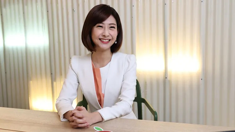 莊惠琪接受《壹蘋新聞網》專訪，暢談新聞之路。莊宗達攝