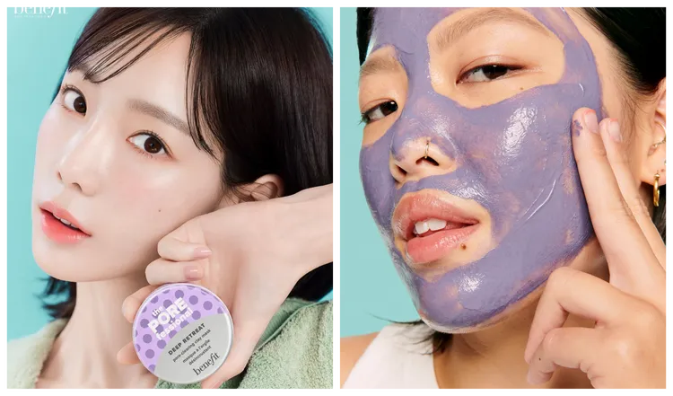 無孔不入毛孔深層淨化泥膜，1280元。左圖翻攝taeyeon_ss IG、右圖品牌提供