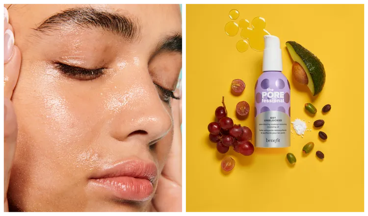 無孔不入果萃洗卸雙效卸妝油，當中含有葡萄籽、荷荷芭籽、酪梨油與李子仁油，1560元。品牌提供