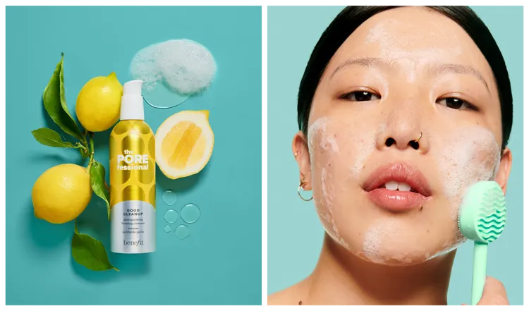 平易淨人毛孔細緻潔顏凝露，為輕盈的凝膠配方，能形成綿密細緻的泡沫，1160元。品牌提供