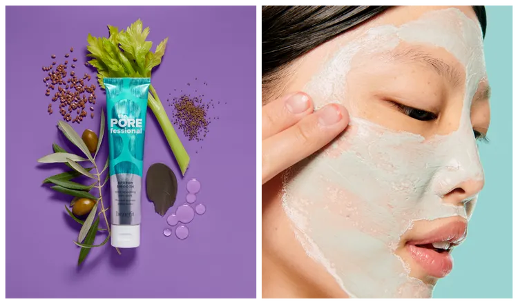 PORE不及待瞬效緊緻毛孔面膜，使用時會從凝膠狀轉變為泥狀，1280元。品牌提供