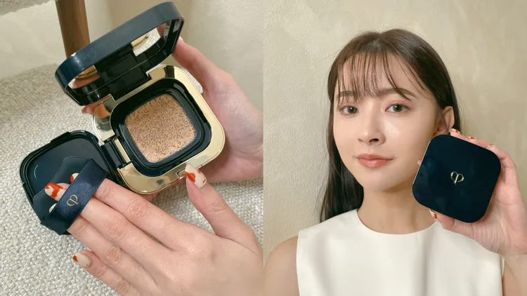 Model示範肌膚之鑰水潤光采氣墊粉霜。張家玲攝