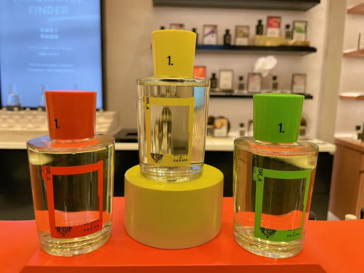 Acqua di Parma x SR_A克羅尼亞經典古龍水限定包裝，各100ml／5800元。張家玲攝