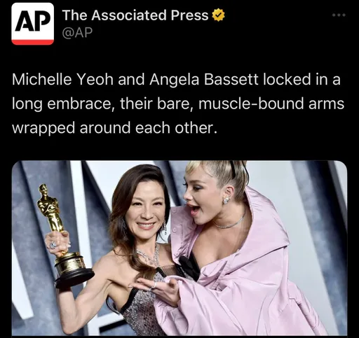 楊紫瓊一張照「小編色色」！　美聯社挨轟「 有如寫淫穢小說」急刪文