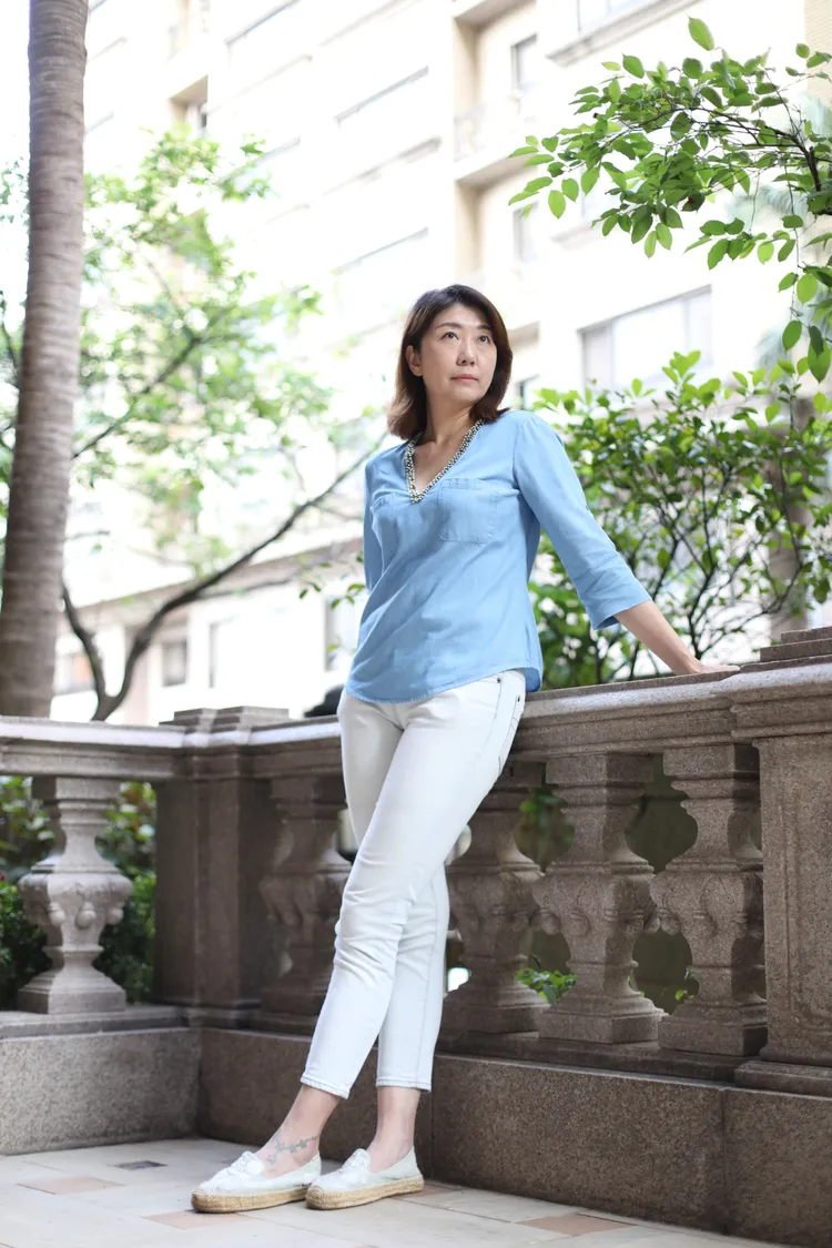 哈平遠昔日也是籃球健將。鄭孟晃攝