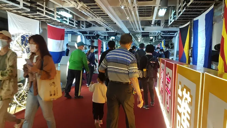 海軍112年敦睦遠航訓練今起起至27日執行國內環島航訓任務，並開放民眾登艦參觀。讀者提供