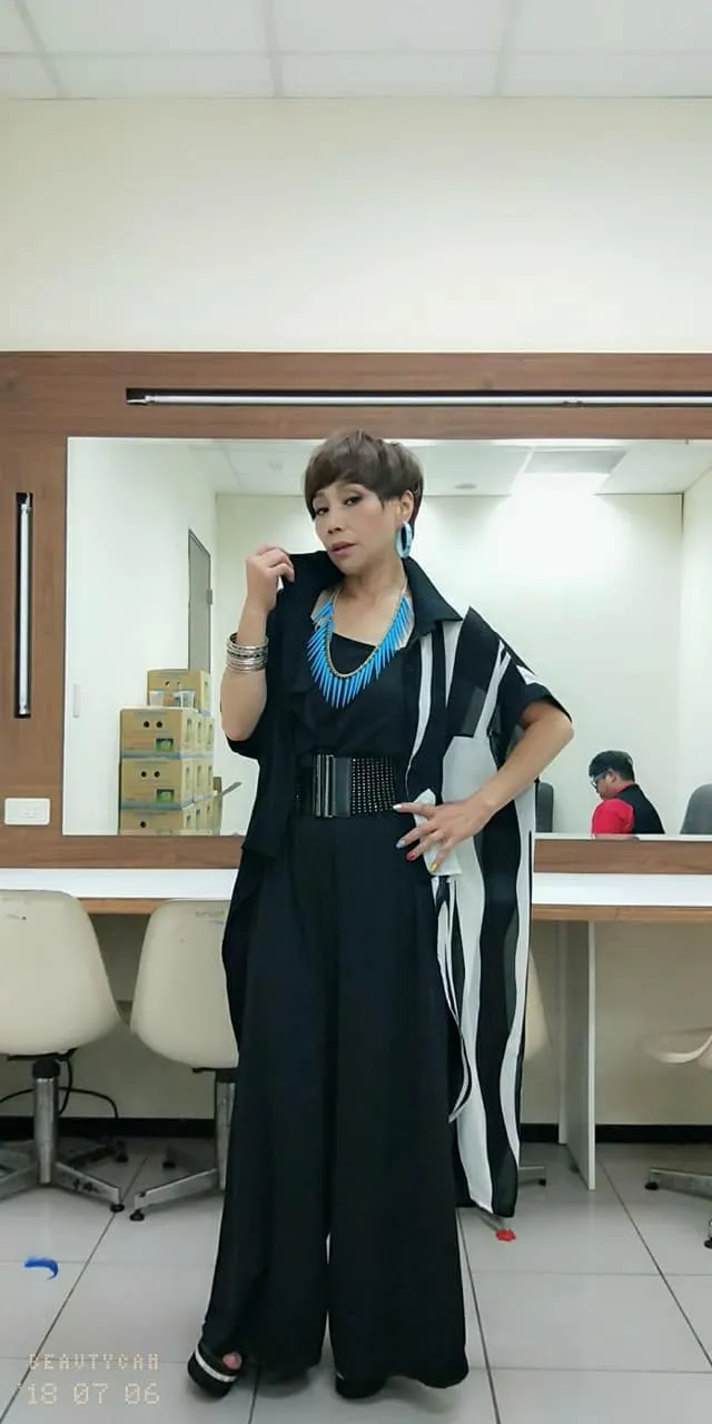 藍如潔曾經是秀場天后。翻攝藍如潔臉書