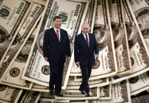 中俄聯手挑戰美國！強化經濟合作　繞過美元提高本幣結算比重