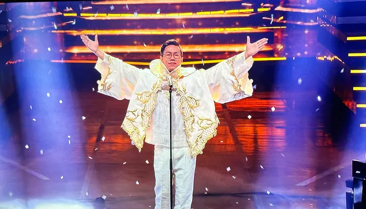 朱育陞在韓國綜藝節目《看見你的聲音》中勝出。陳佳琪提供