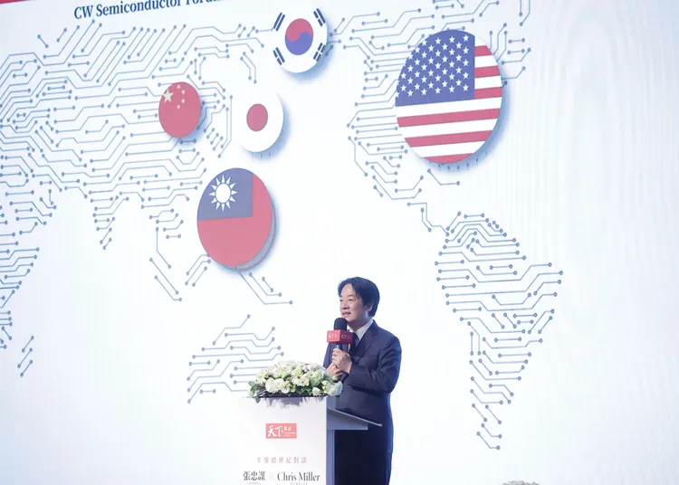 「2023半導體世紀對談」。總統府提供