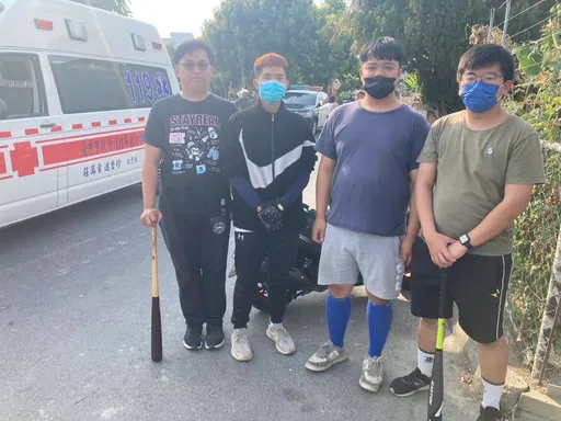 台中又見「球棒隊」！正港野球男兒　這回拎球棒幫警逮通緝犯