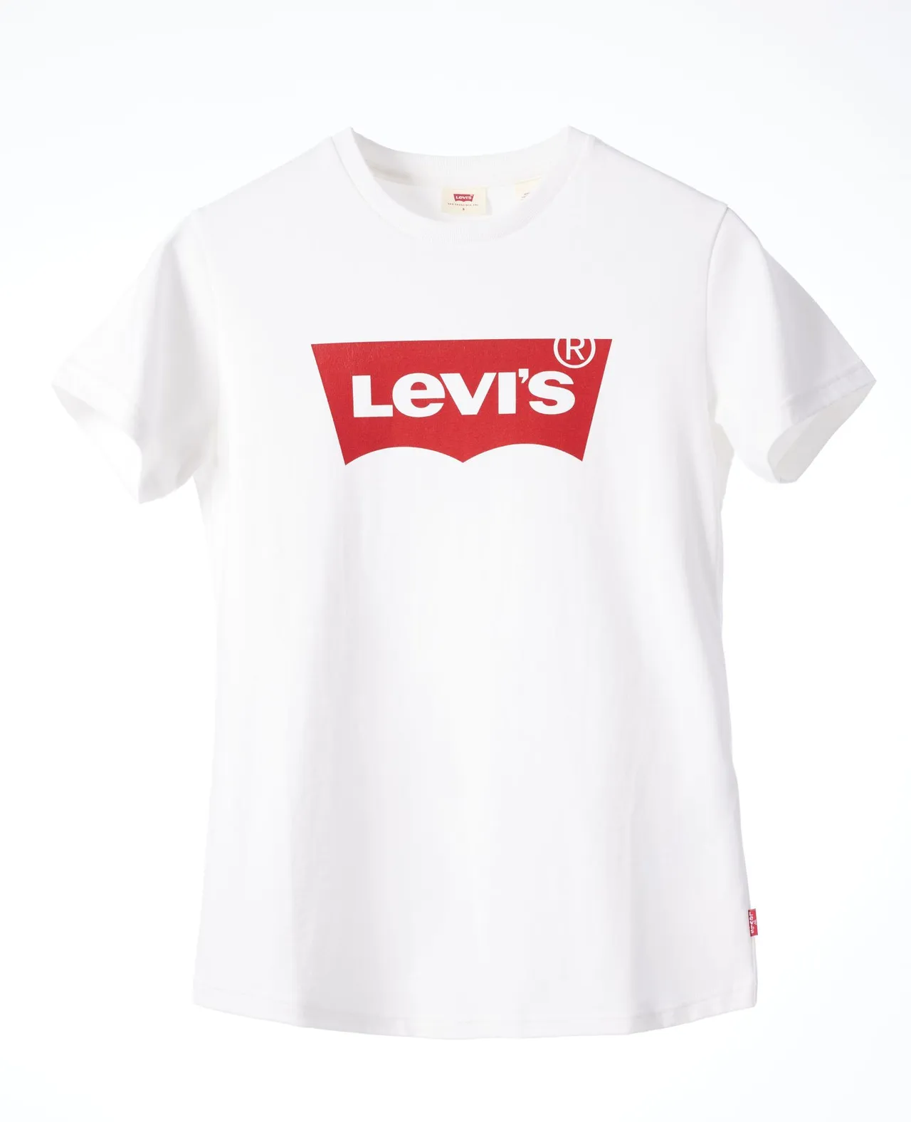 Batwing Logo白T恤,1290元。