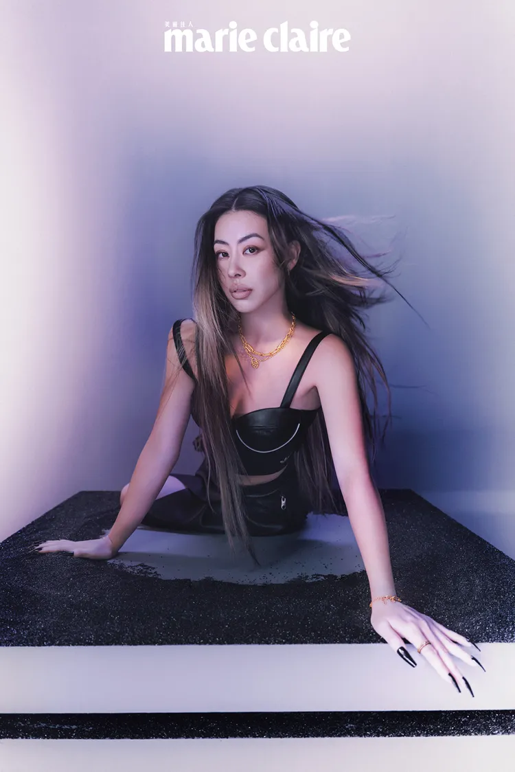 蔡詩芸分享系列設計的靈感來源，是寶貝女兒Katiya。《美麗佳人》提供