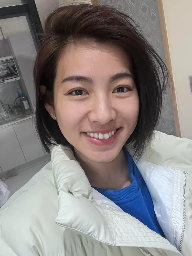 她貼出素顏且無濾鏡的照片。翻攝米可白臉書