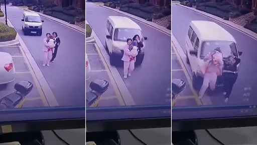 誇張影片｜廂型車「直衝撞飛」阿嬤外婆孫子3人組　網轟故意殺人