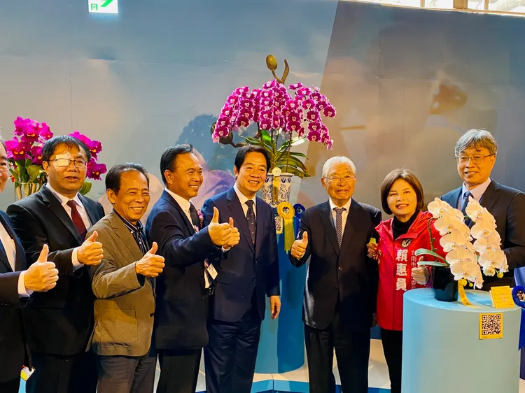 賴清德力邀國人來台南觀光逛國際蘭展。王志弘攝