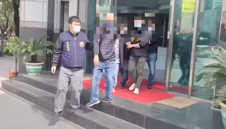 警方依賭博罪移送徐姓賭場負責人。翻攝畫面