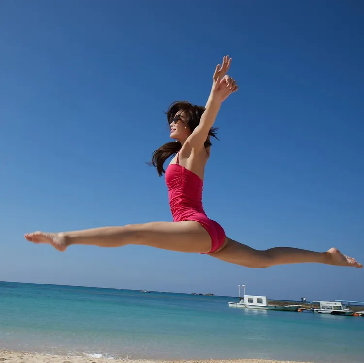 舒子晨身體柔軟度超好。翻攝自舒子晨臉書