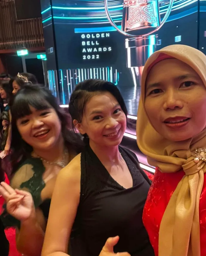 丁安妮去年也入圍金鐘社會關懷節目主持人獎。翻攝自幸福聯合國臉書