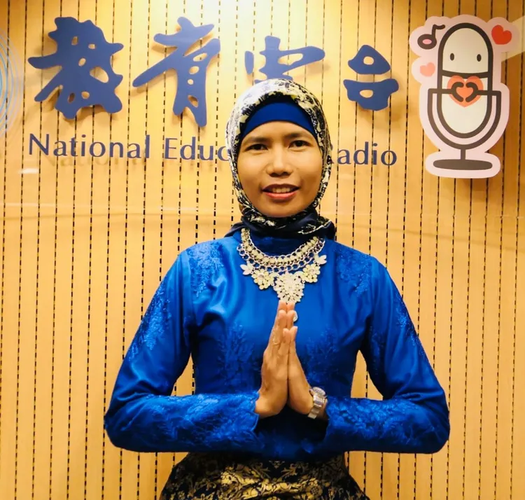 丁安妮擔任電台主持人，2度入圍金鐘獎。翻攝自丁安妮臉書