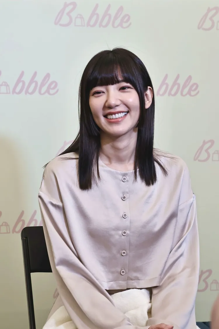 郭雪芙洗清烏龍緋聞笑開懷。施昂強攝