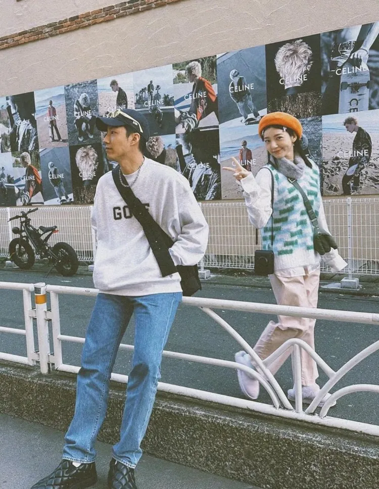 郭雪芙（右）和蔡凡熙先前組團去日本度假。翻攝蔡凡熙IG