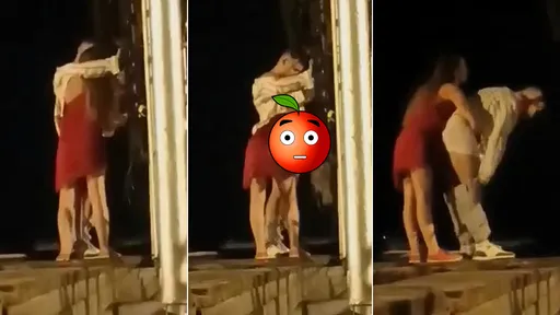 紅衣女「口愛清槍」洋腸1分鐘繳械 音樂祭舞台旁大秀活春宮