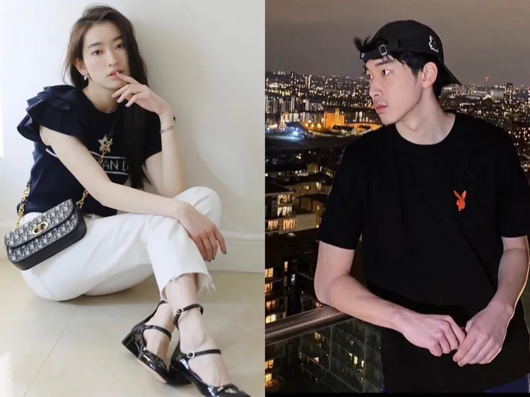 林愷鈴（左）和林卓義遺傳父母優點外型出眾。翻攝龔慈恩IG