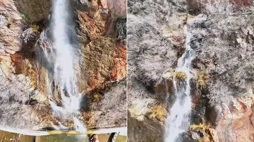 瀑布是假的!風景區認了水管放水 要遊客「看破不說破」