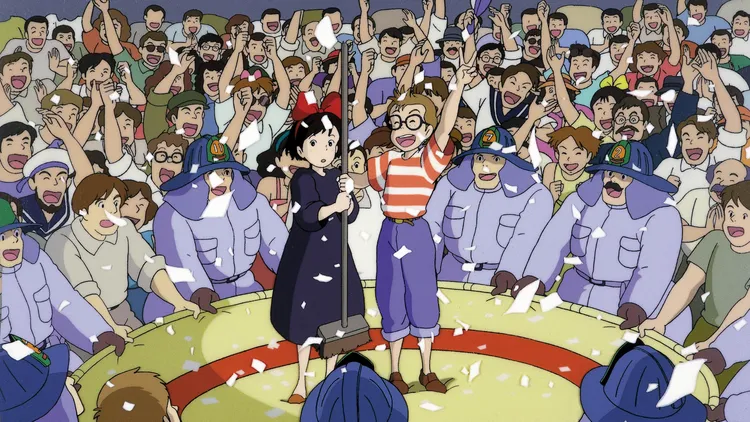 《魔女宅急便》琪琪（左）和蜻蜓建立深厚情誼。甲上娛樂提供