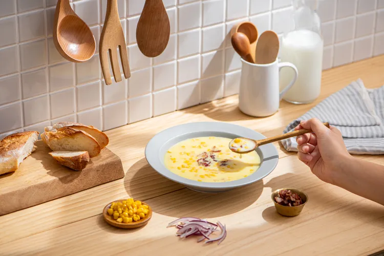 Spark Meal高纖飽食濃湯-黃金玉米培根。業者提供