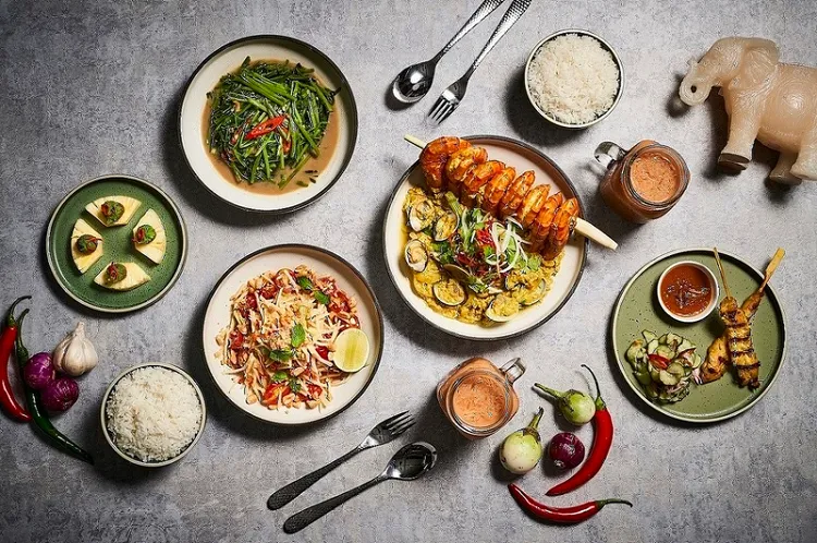 板橋凱撒大飯店Lotus蓮花餐廳餐點。業者提供